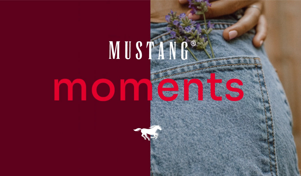 德国野马牛仔裤 Mustang Jeans 启用衬线体新LOGO