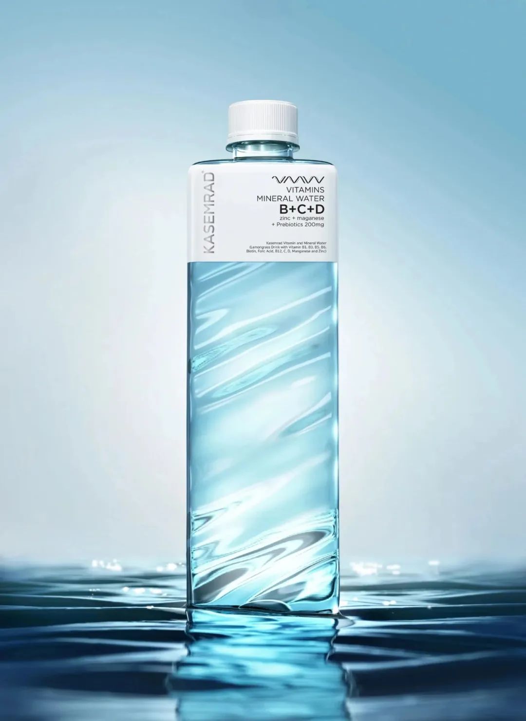 像水一样灵动的瓶子——KASEMRAD维生素矿泉水